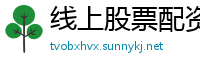 线上股票配资公司
